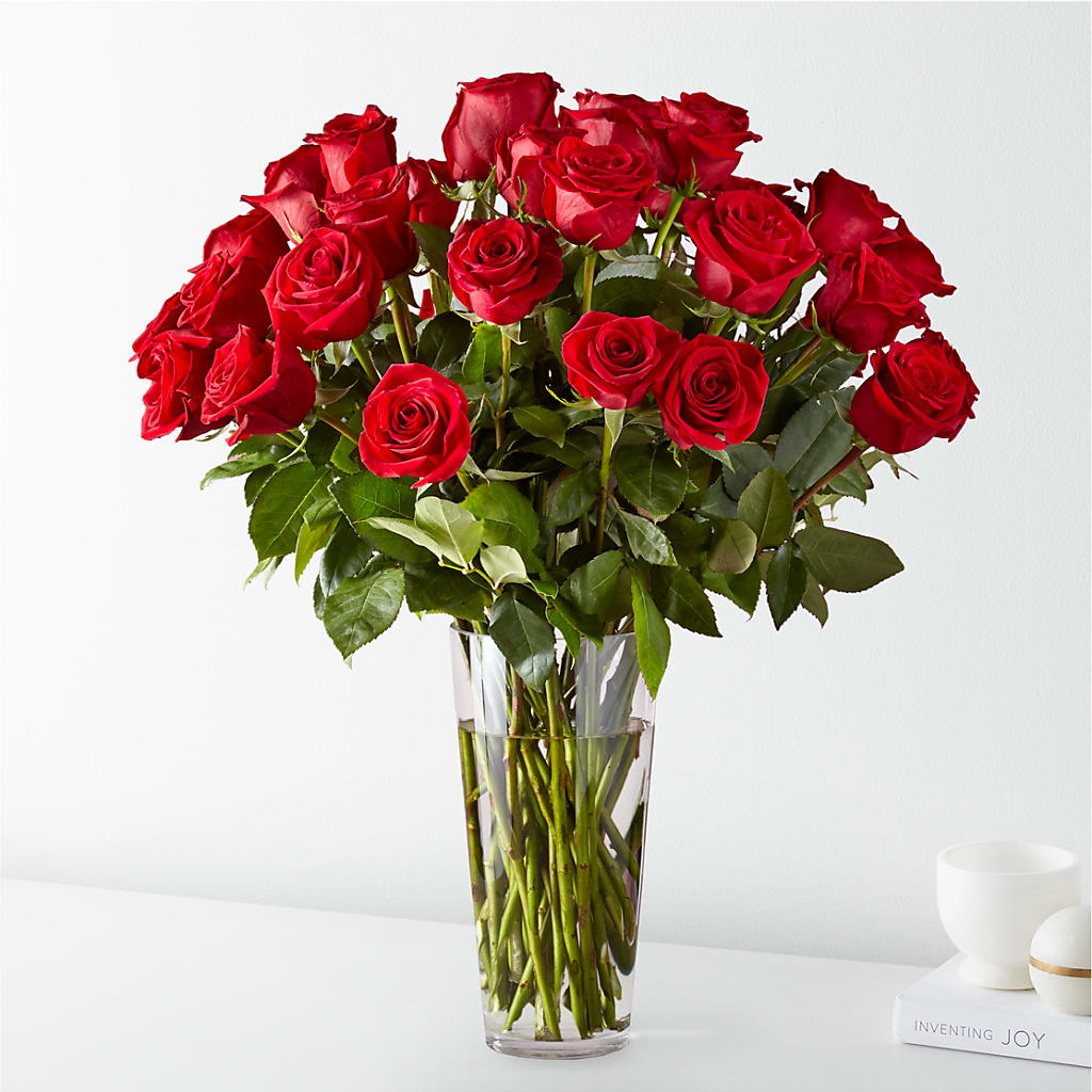 Long Stem Red Rose Bouquet – Downtown Florist And Tea, Doerun GA