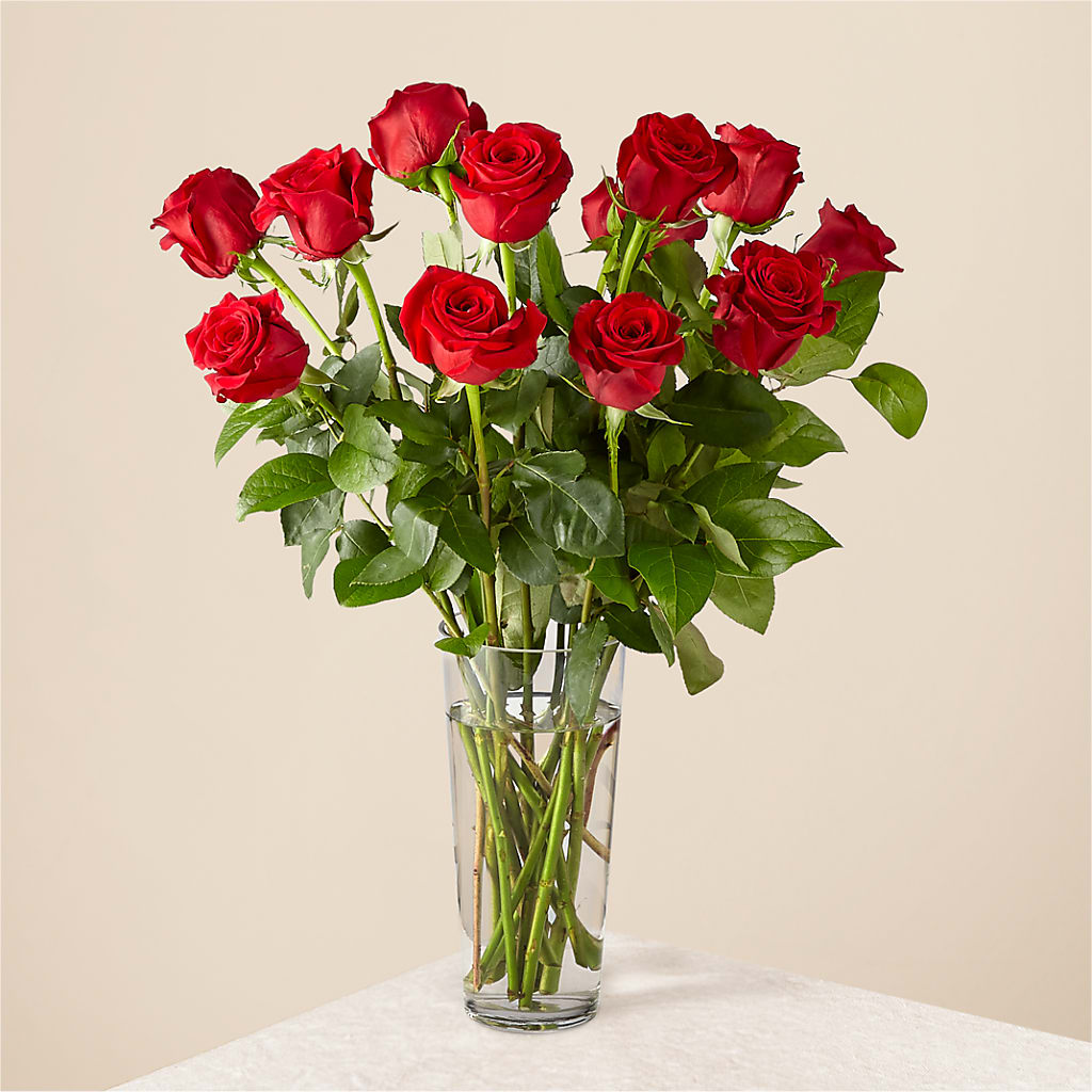 Long Stem Red Rose Bouquet – Downtown Florist And Tea, Doerun GA