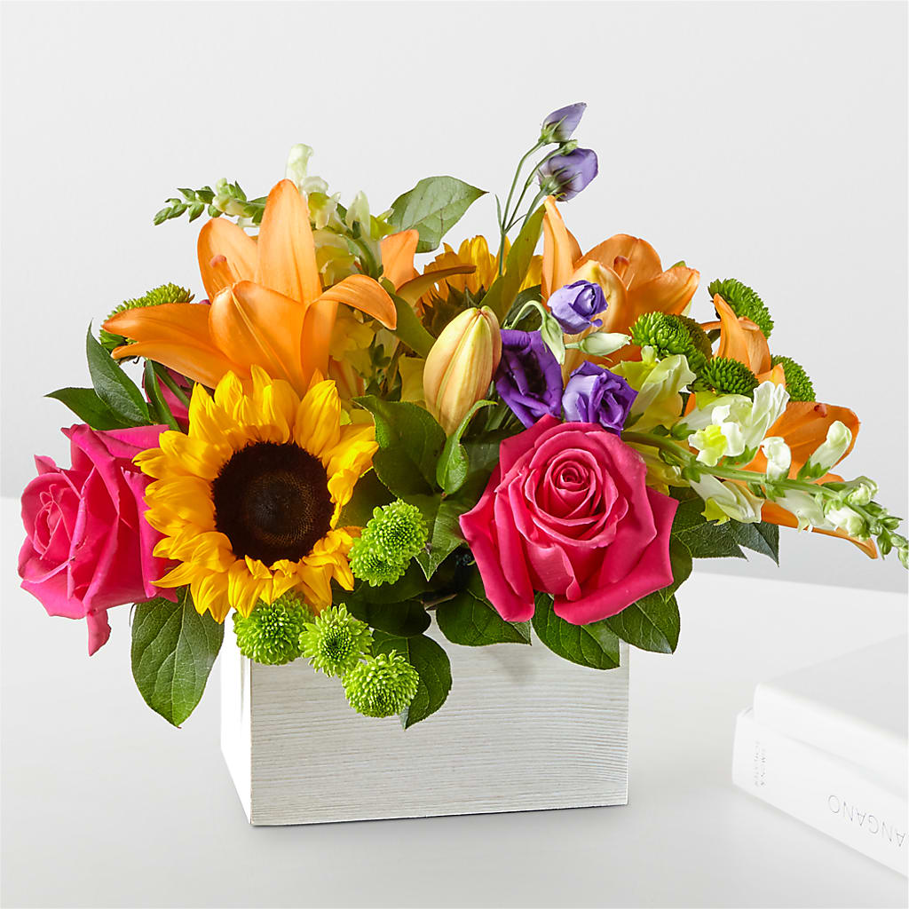 Best Day Box Bouquet – Downtown Florist And Tea, Doerun GA