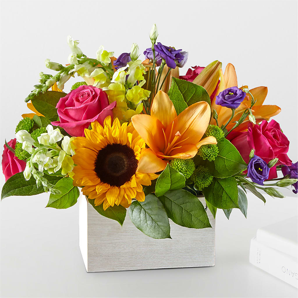 Best Day Box Bouquet – Downtown Florist And Tea, Doerun GA