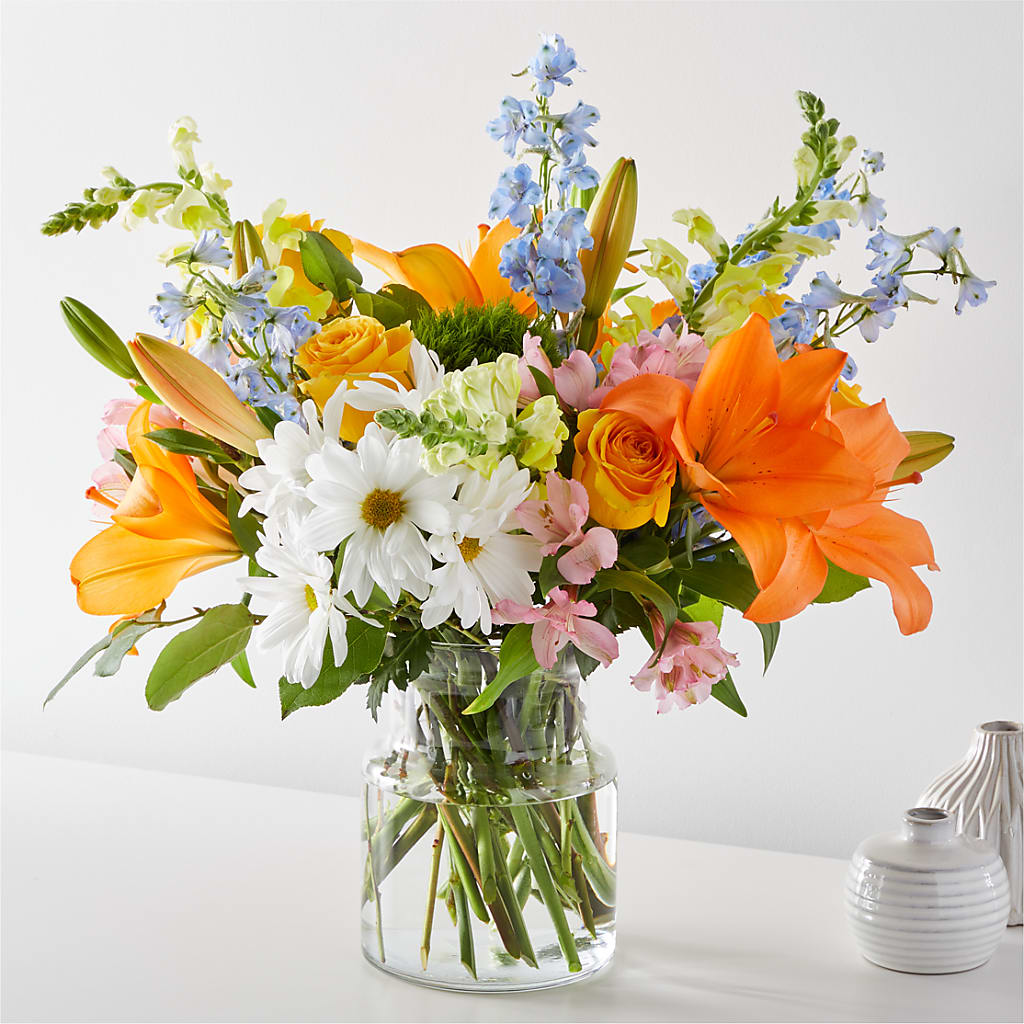 Sun Salutation Bouquet – Downtown Florist And Tea, Doerun GA