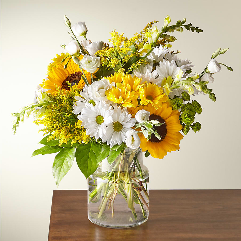 Hello Sunshine Bouquet – Downtown Florist And Tea, Doerun GA