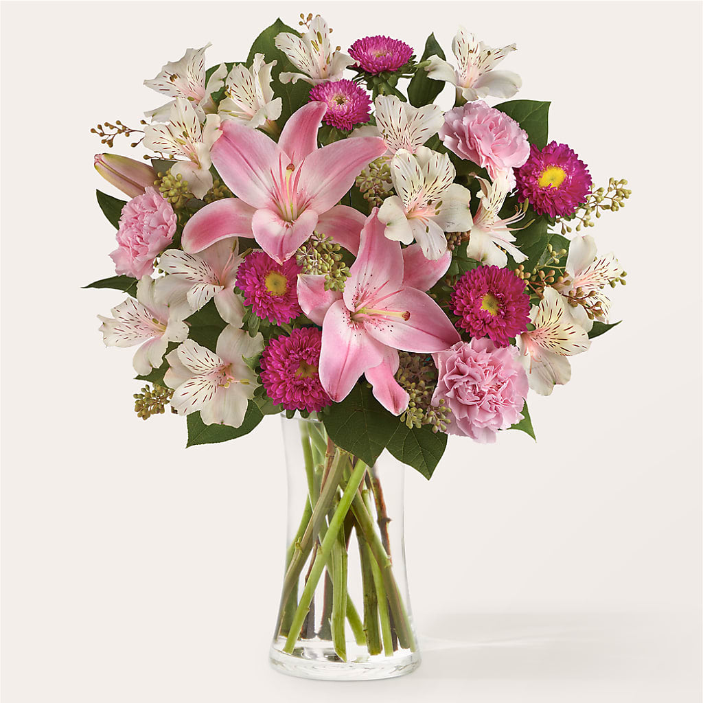 Feeling Fuchsia Bouquet – Downtown Florist And Tea, Doerun GA