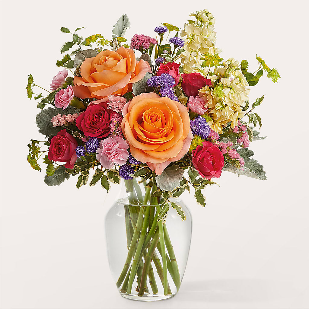 Tangerine Tango Bouquet – Downtown Florist And Tea, Doerun GA