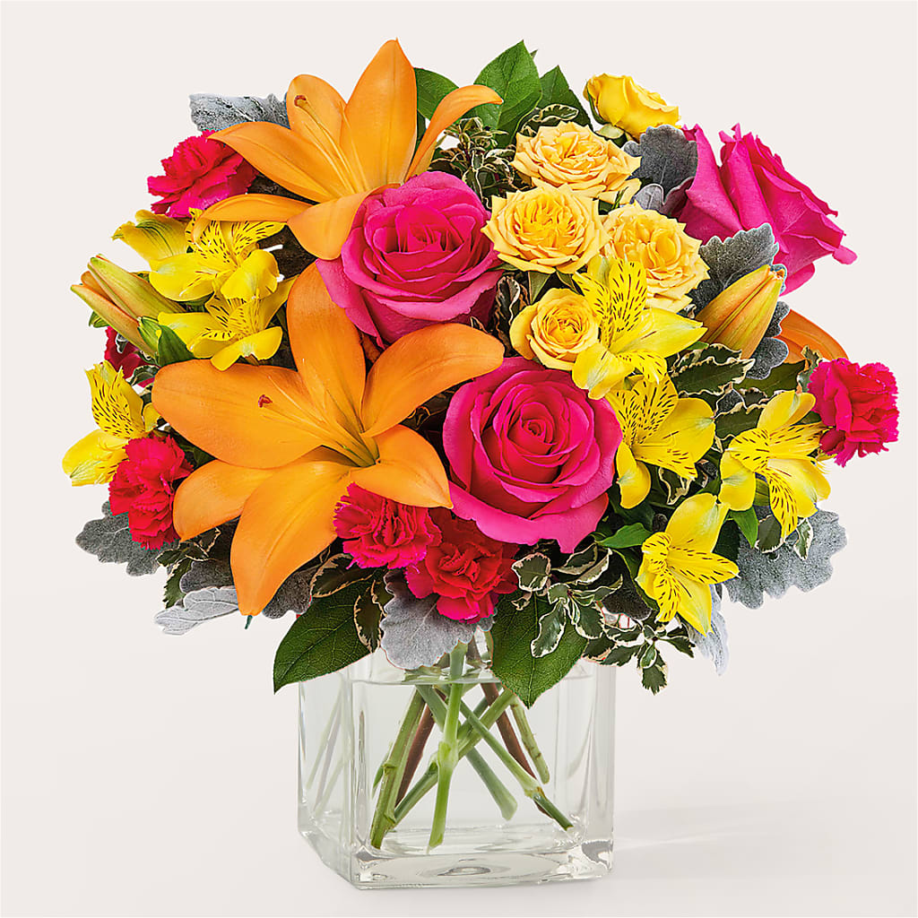 To the Tropics Bouquet – Downtown Florist And Tea, Doerun GA