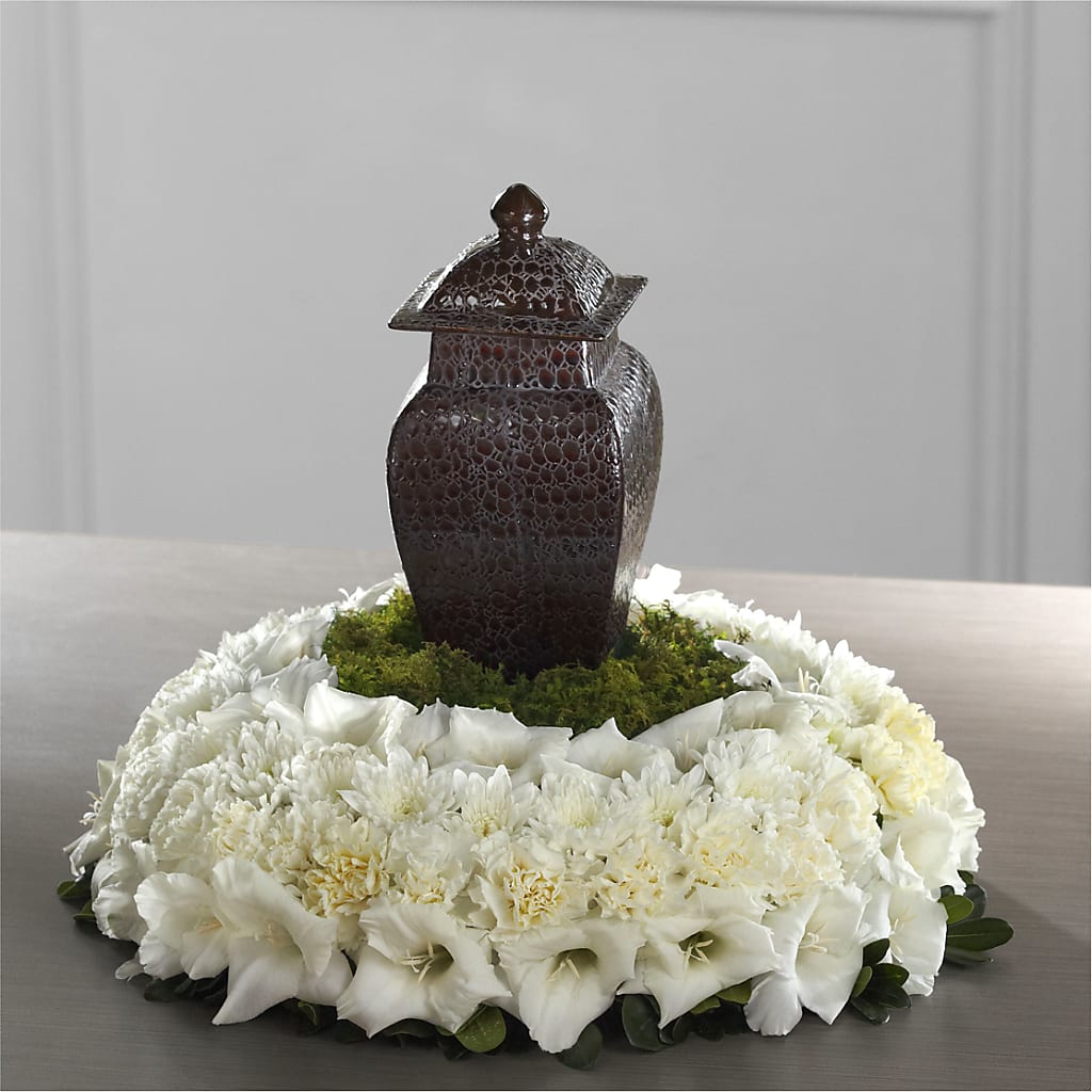 Encircling Grace Arrangement – Downtown Florist And Tea, Doerun GA