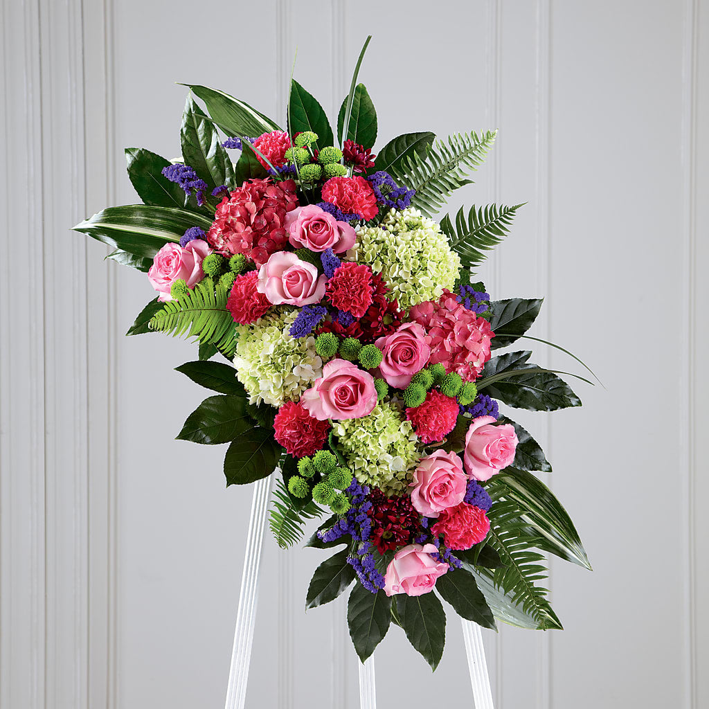 Refreshing Mix Standing Spray – Downtown Florist And Tea, Doerun GA