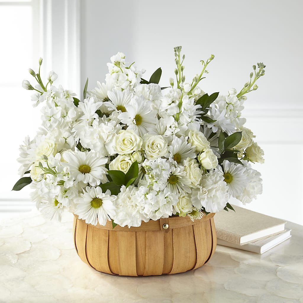 Graceful Garden Basket – Downtown Florist And Tea, Doerun GA