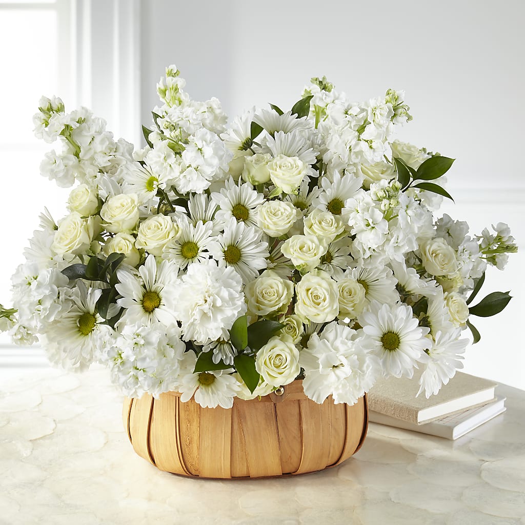 Graceful Garden Basket – Downtown Florist And Tea, Doerun GA