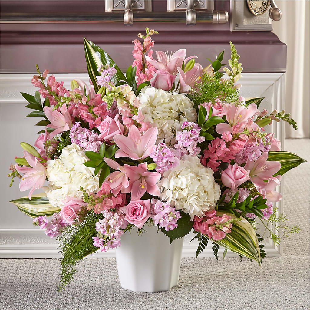 Simply Serene Floor Basket – Downtown Florist And Tea, Doerun GA