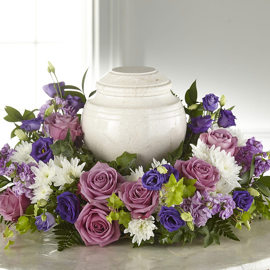 Blooming Sympathy Cremation Adornment – Downtown Florist And Tea, Doerun GA