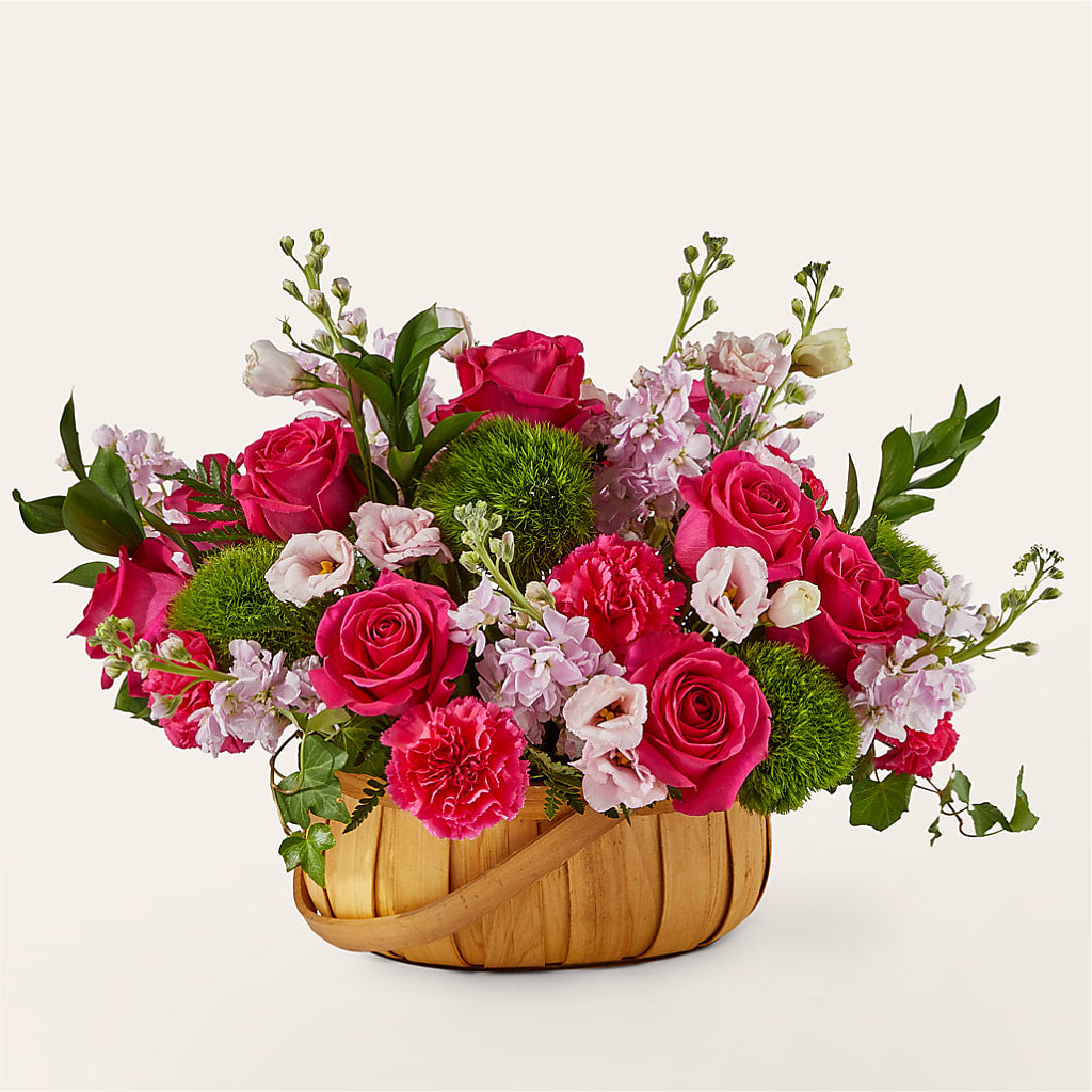 Radiance in Bloom Basket – Downtown Florist And Tea, Doerun GA