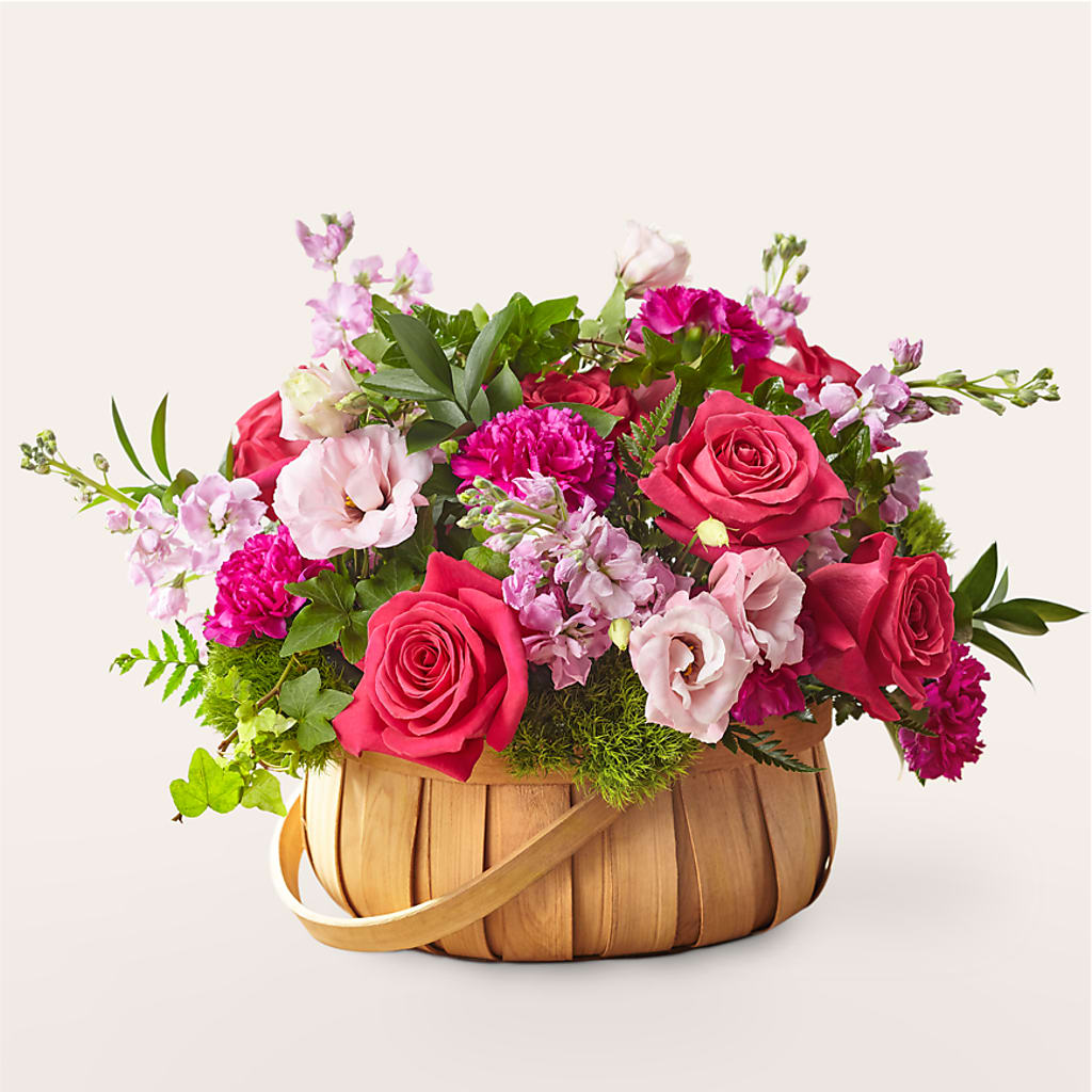 Radiance in Bloom Basket – Downtown Florist And Tea, Doerun GA