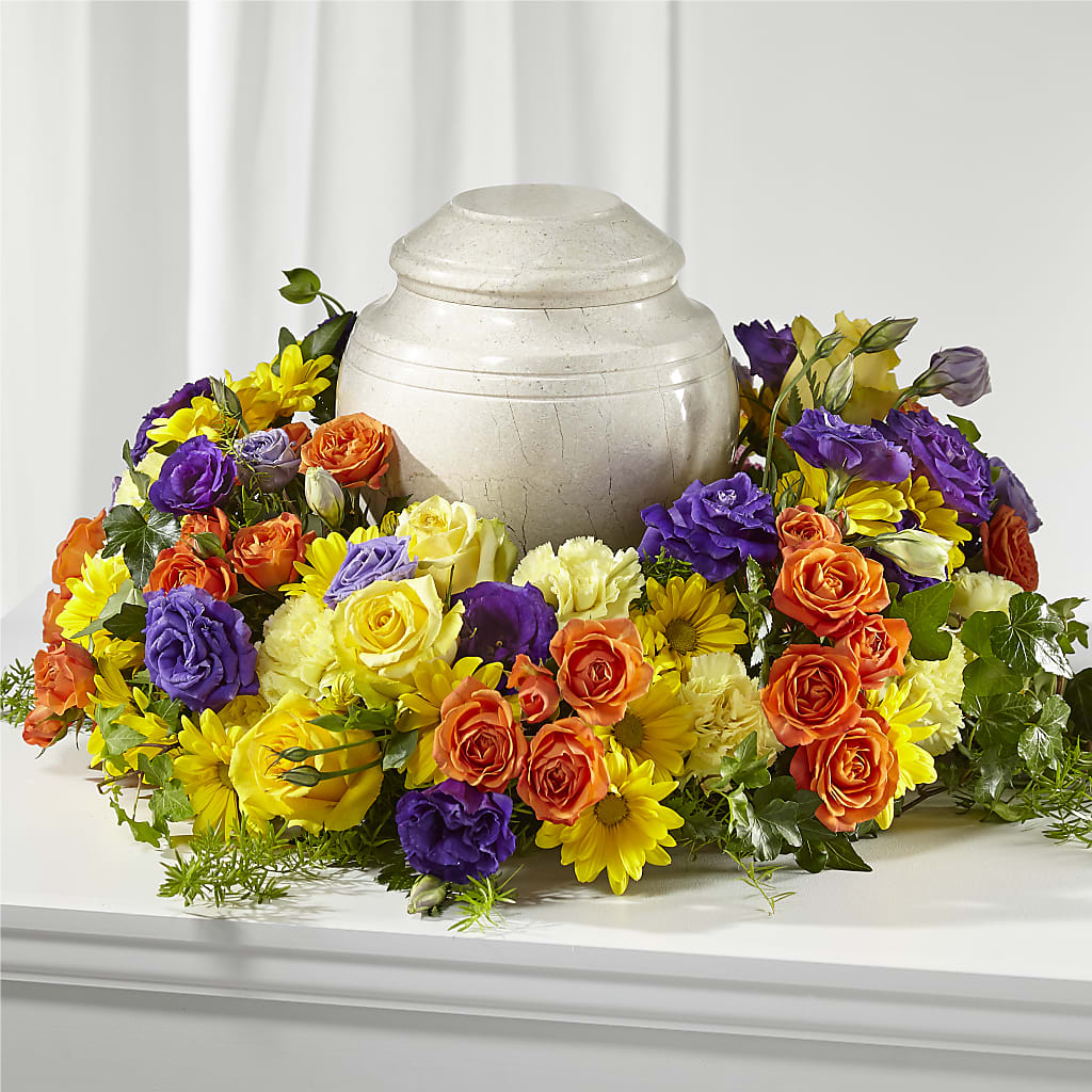 Blossoms of Remembrance Cremation Adornment – Downtown Florist And Tea, Doerun GA