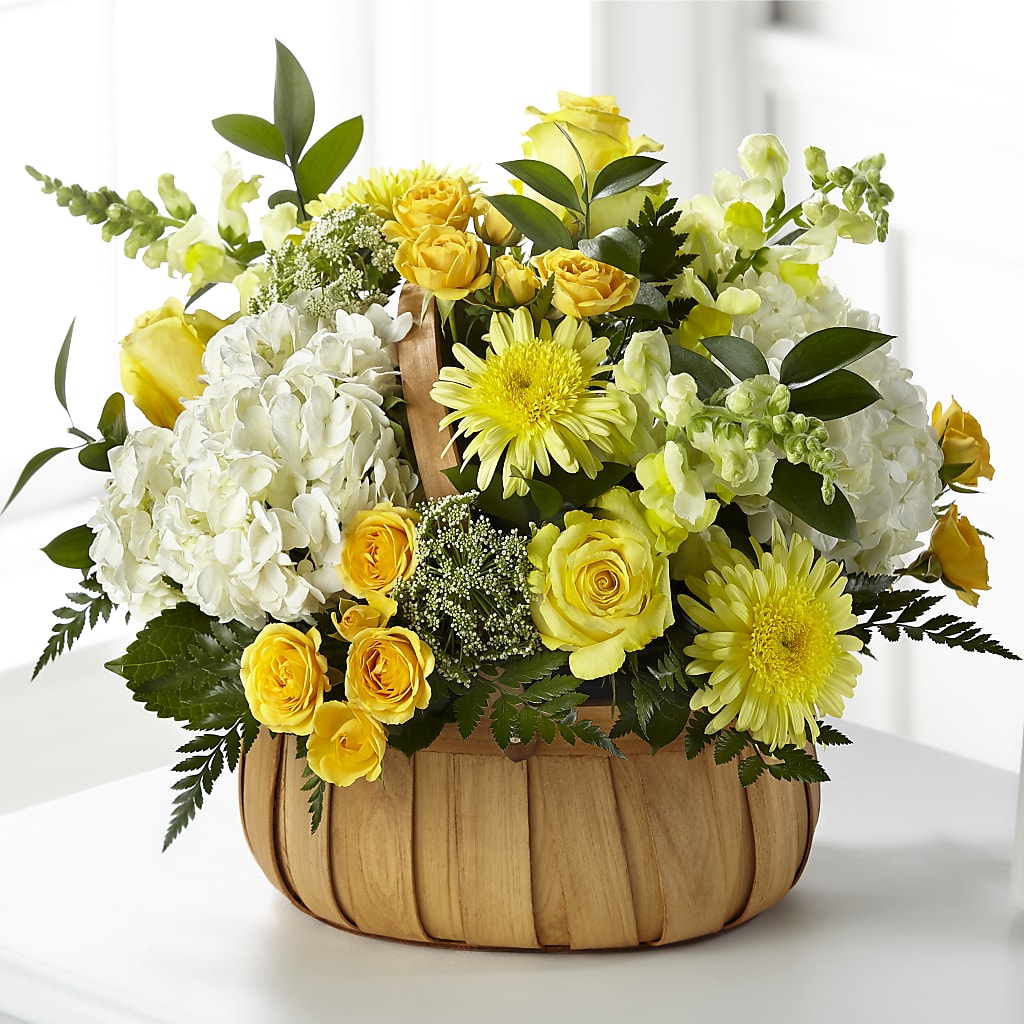 Rustic Remembrance Basket – Downtown Florist And Tea, Doerun GA