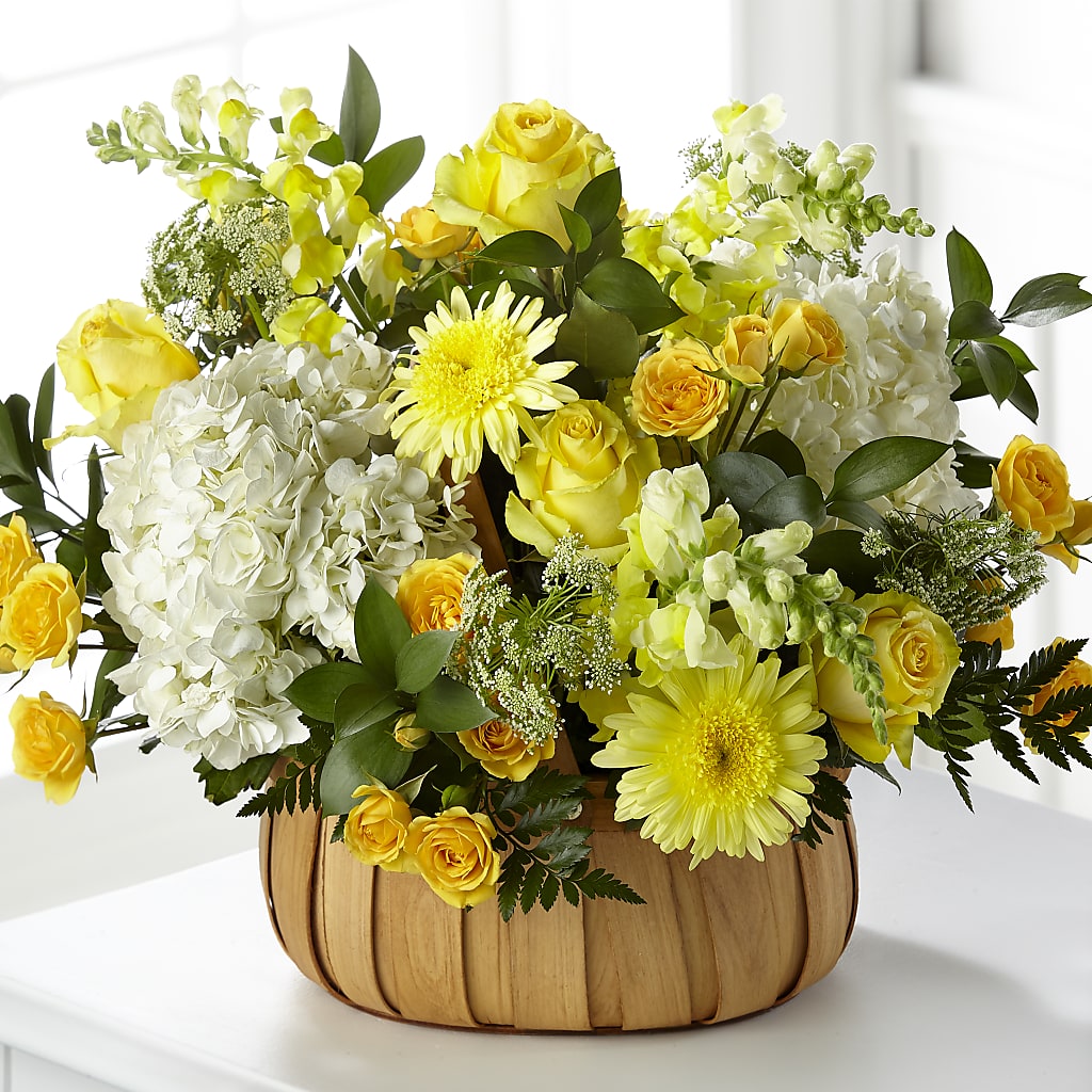 Rustic Remembrance Basket – Downtown Florist And Tea, Doerun GA