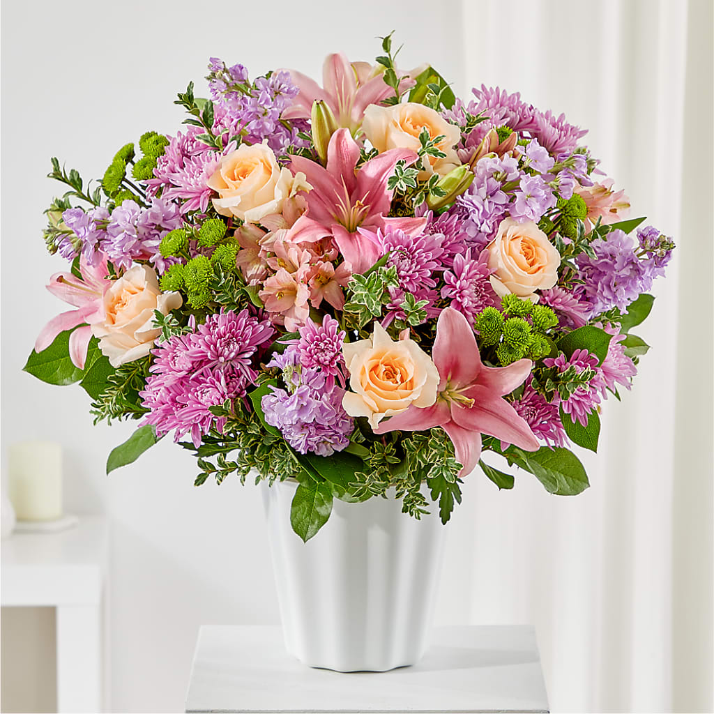 Supportive Embrace Tabletop Basket – Downtown Florist And Tea, Doerun GA