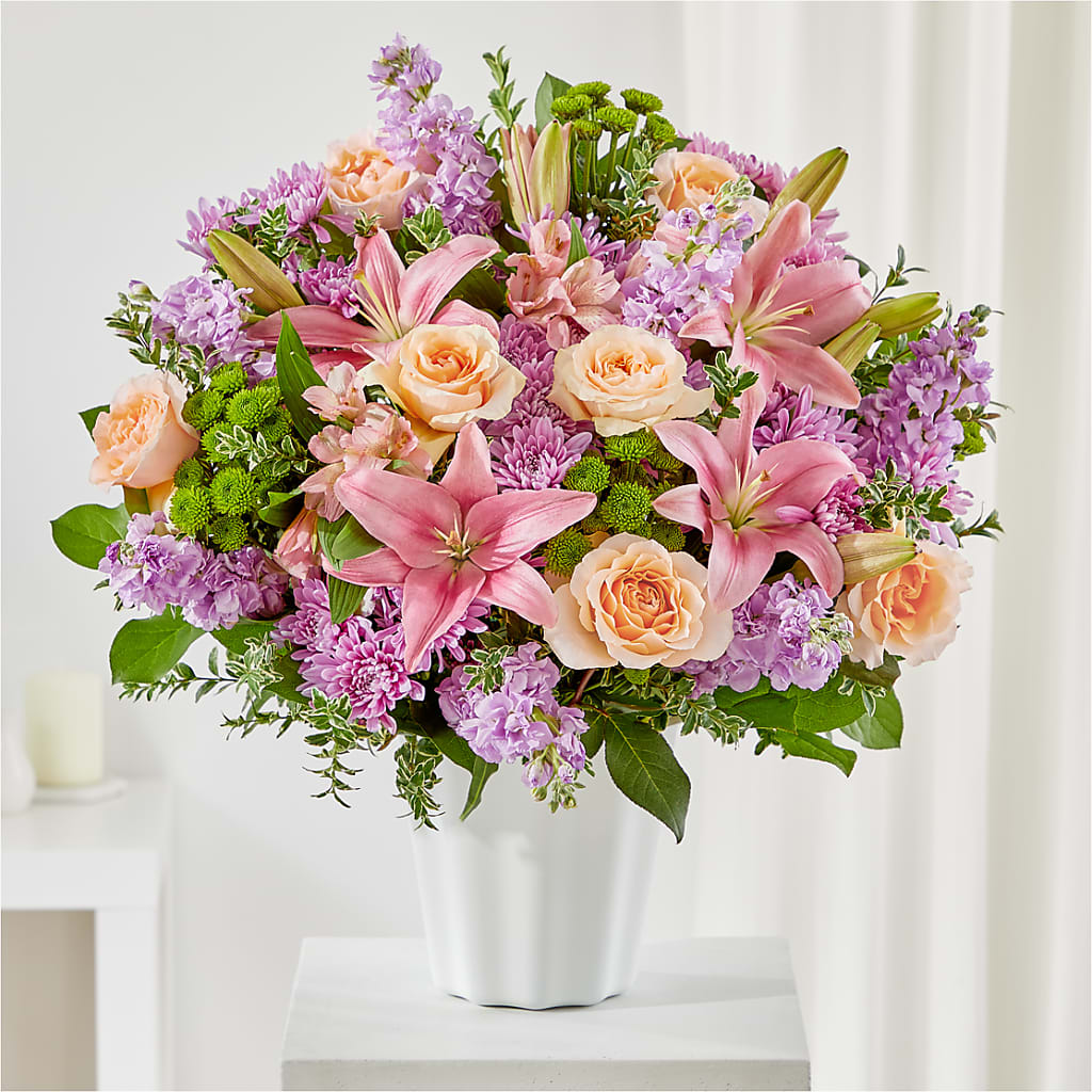 Supportive Embrace Tabletop Basket – Downtown Florist And Tea, Doerun GA