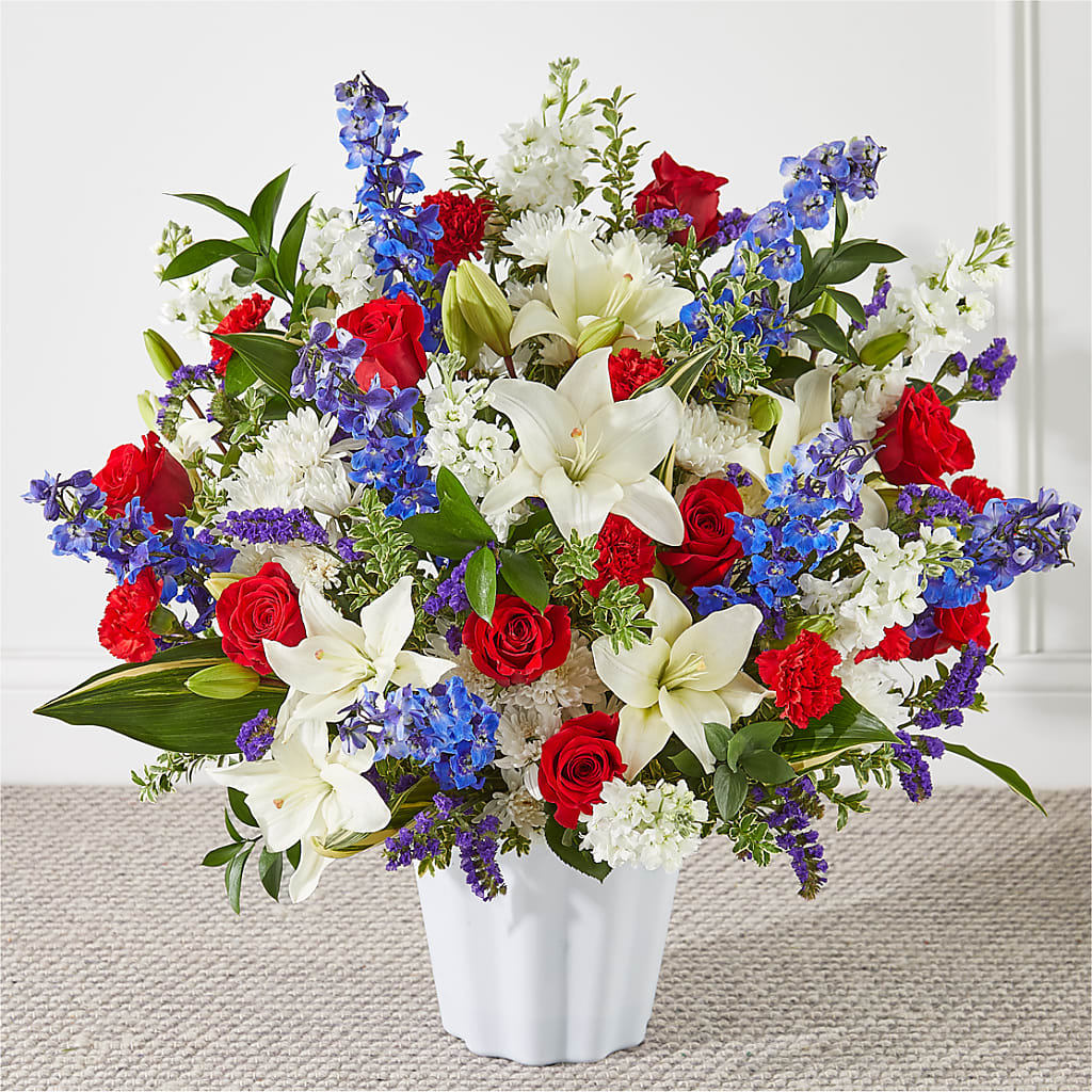 Consoled Floor Basket – Downtown Florist And Tea, Doerun GA