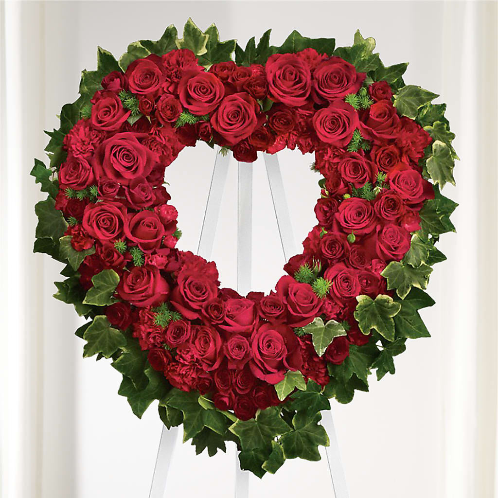Wholehearted Standing Spray – Downtown Florist And Tea, Doerun GA