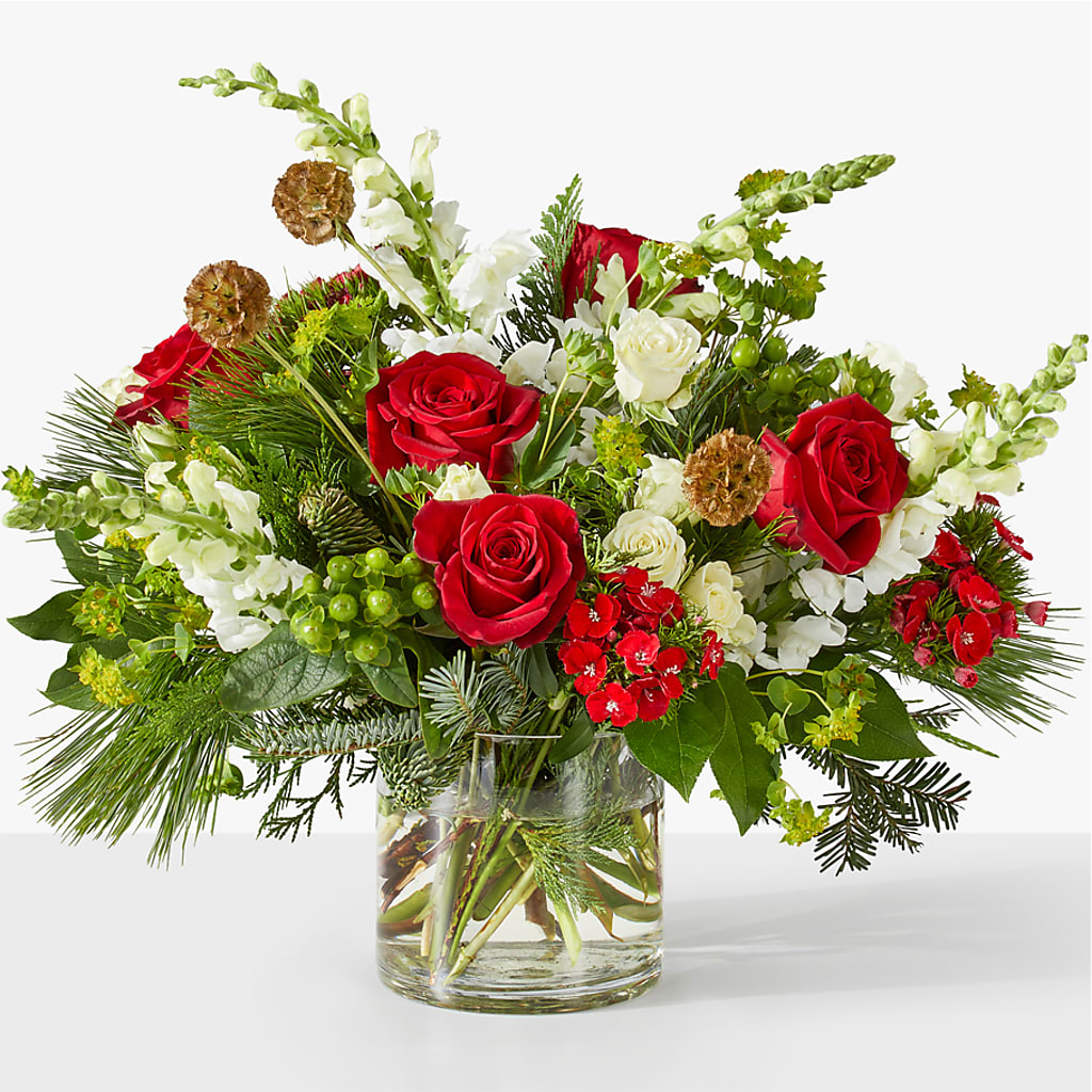 Deck the Halls Bouquet – Downtown Florist And Tea, Doerun GA