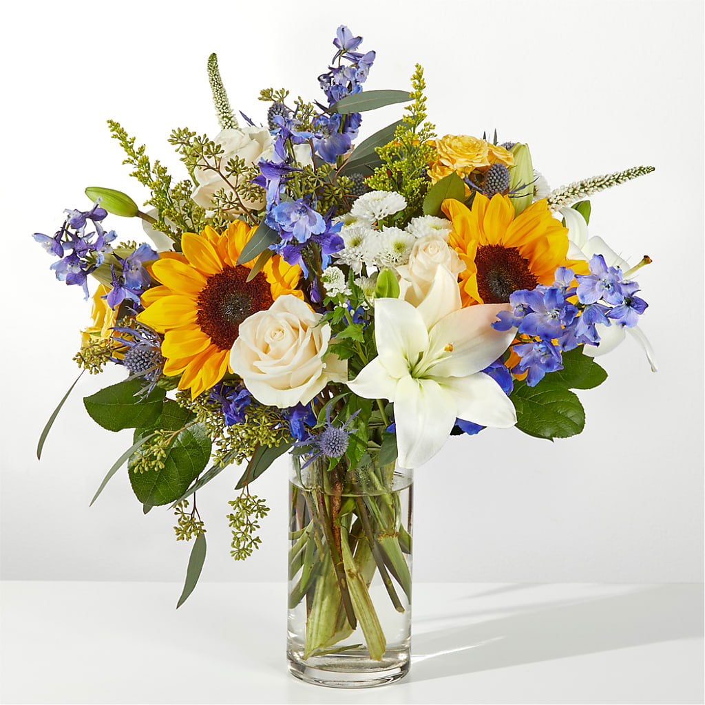 Wonderfully Sunny Bouquet – Downtown Florist And Tea, Doerun GA