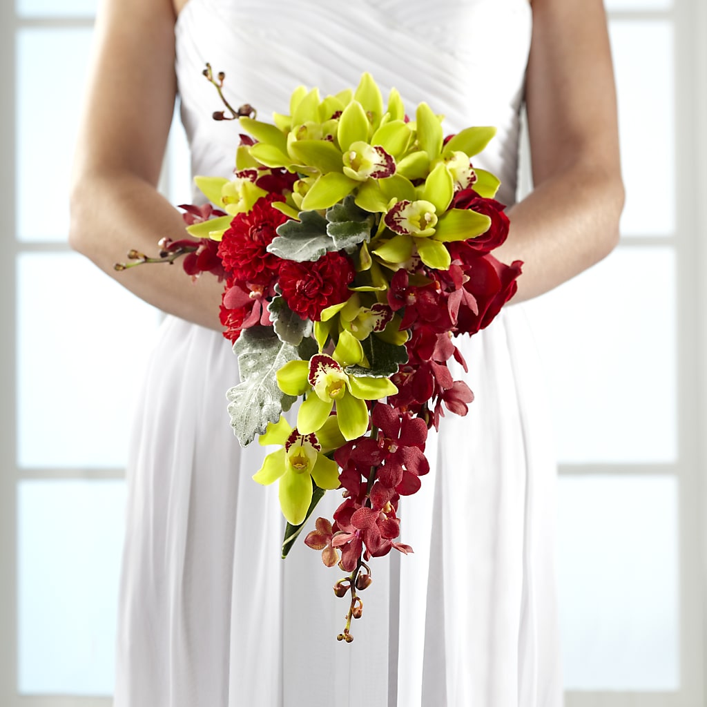 Elegant Orchid Bouquet – Downtown Florist And Tea, Doerun GA