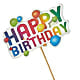 Happy Birthday Pick –  Downtown Florist And Tea, Doerun GA