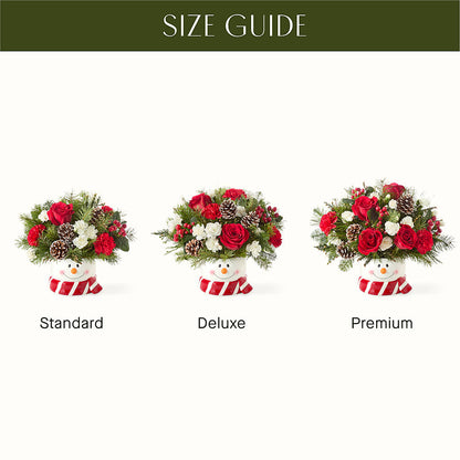 Jolly Snowman Bouquet –  Downtown Florist And Tea, Doerun GA