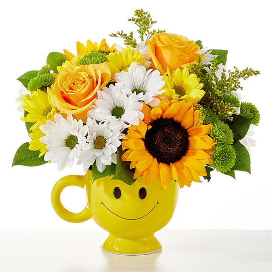 Be Happy Bouquet –  Downtown Florist And Tea, Doerun GA