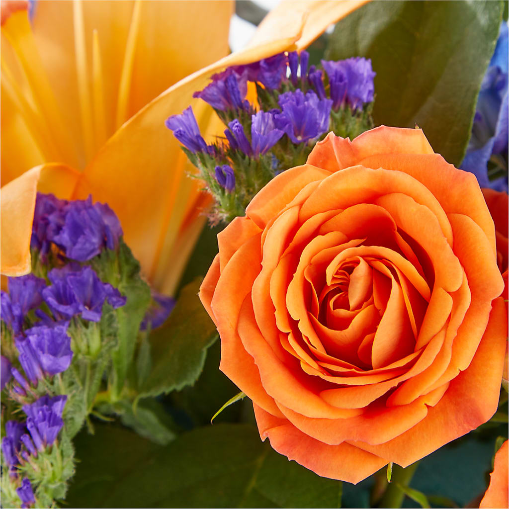 Radiant Citrus Box Bouquet –  Downtown Florist And Tea, Doerun GA
