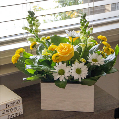 Sun Salutation Box Bouquet –  Downtown Florist And Tea, Doerun GA