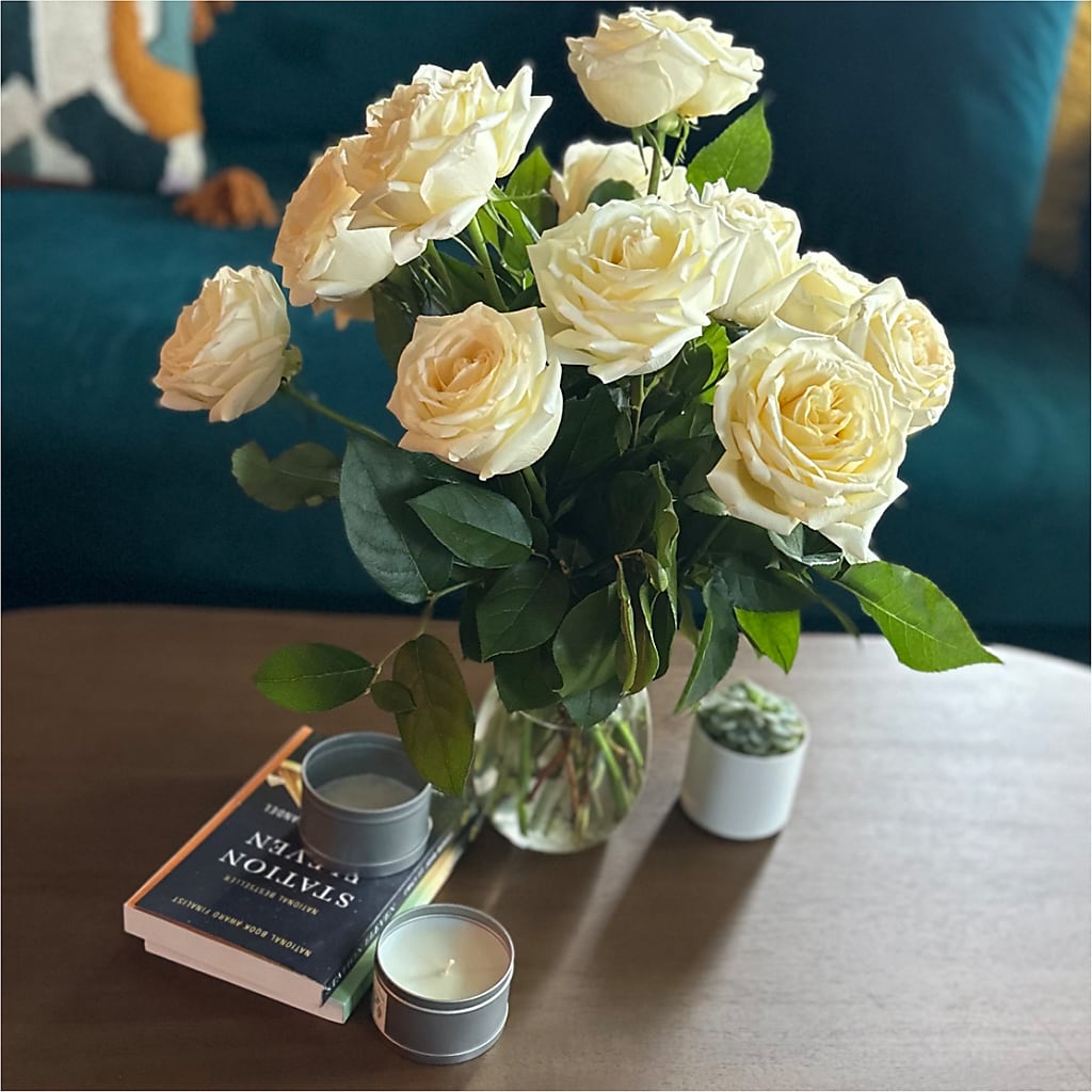 Long Stem Yellow Rose Bouquet –  Downtown Florist And Tea, Doerun GA