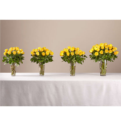 Long Stem Yellow Rose Bouquet –  Downtown Florist And Tea, Doerun GA