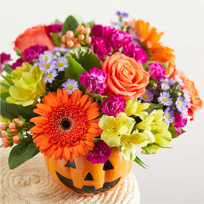 Tricks & Treats Pumpkin –  Downtown Florist And Tea, Doerun GA