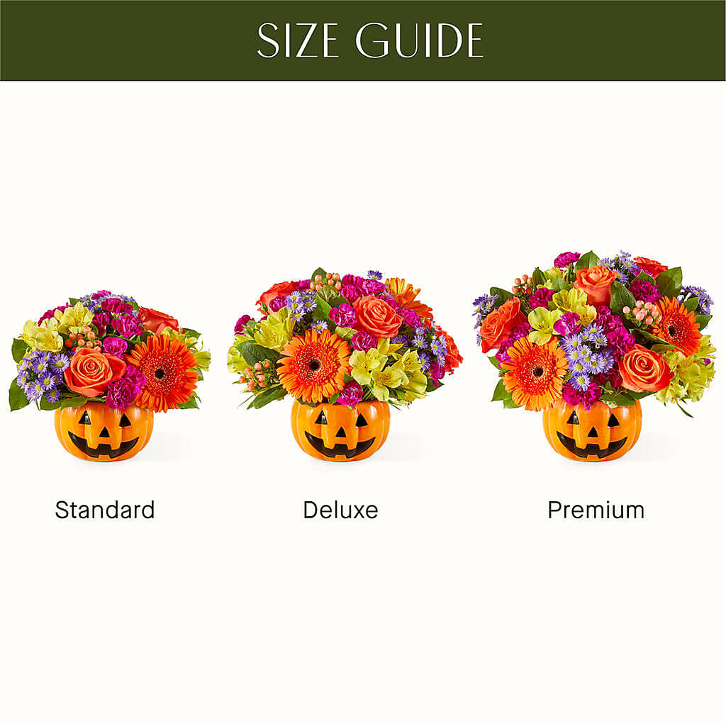 Tricks & Treats Pumpkin –  Downtown Florist And Tea, Doerun GA