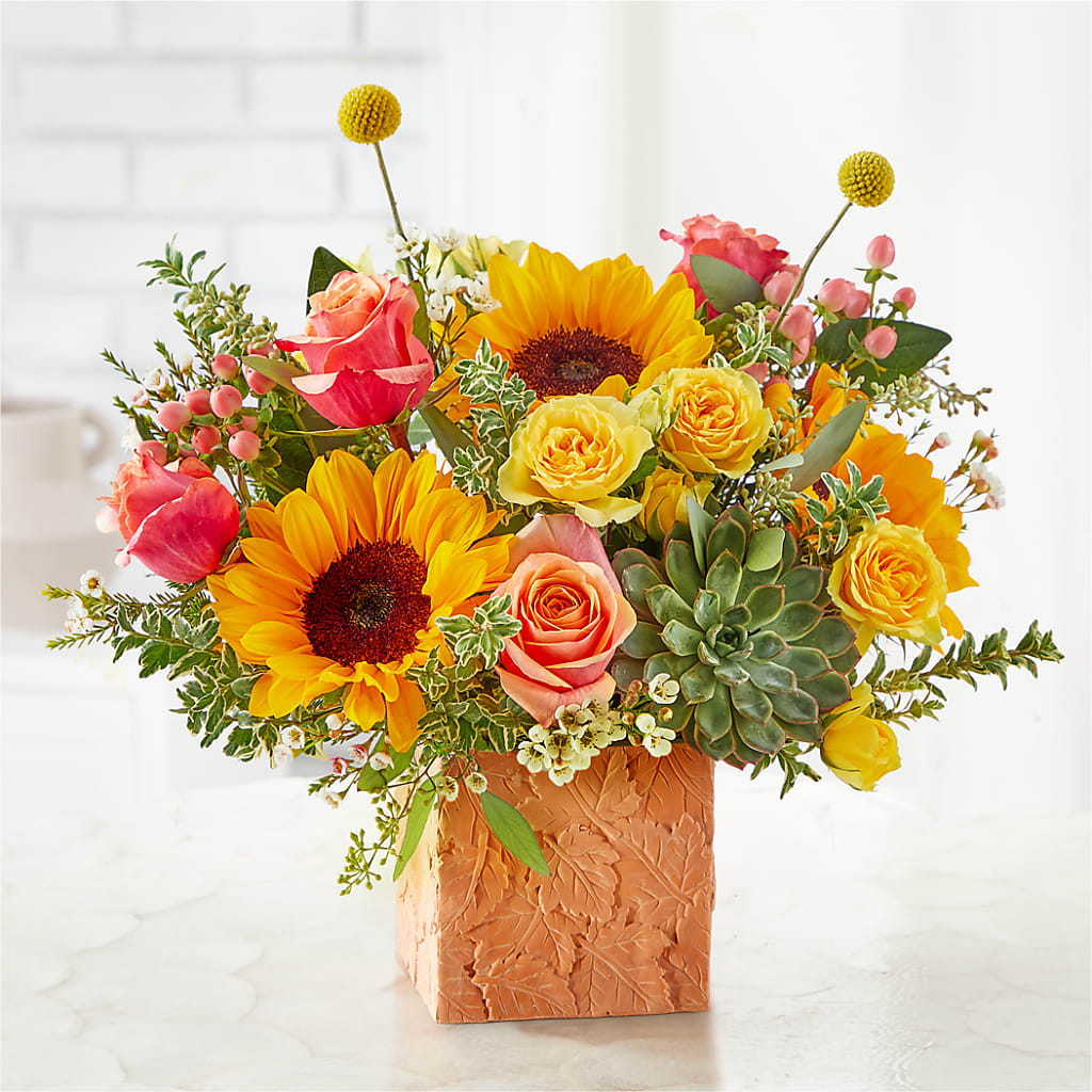 Sunflower Season Bouquet –  Downtown Florist And Tea, Doerun GA