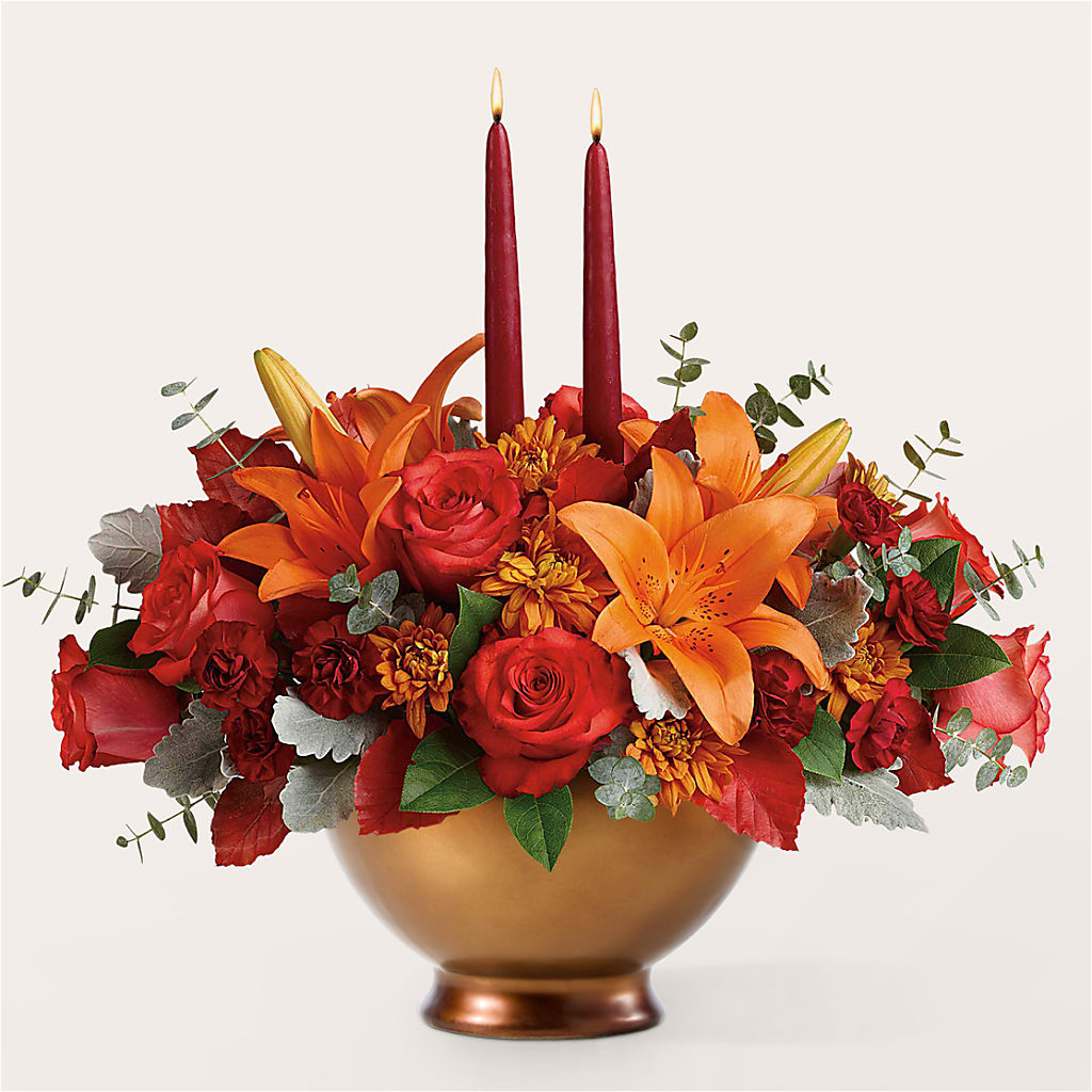 Fruits of Fall Centerpiece –  Downtown Florist And Tea, Doerun GA