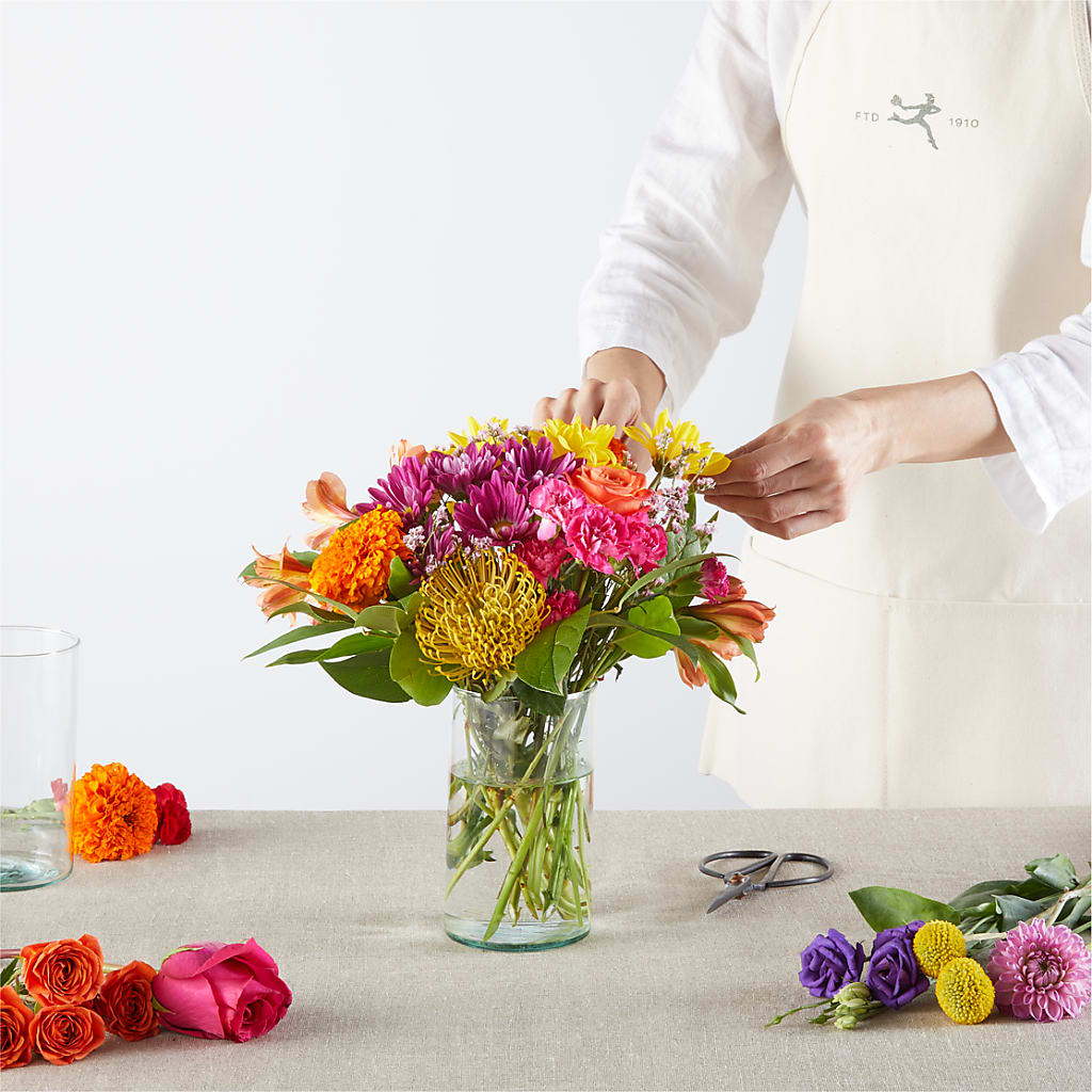 Feast of Color – A Florist Original –  Downtown Florist And Tea, Doerun GA