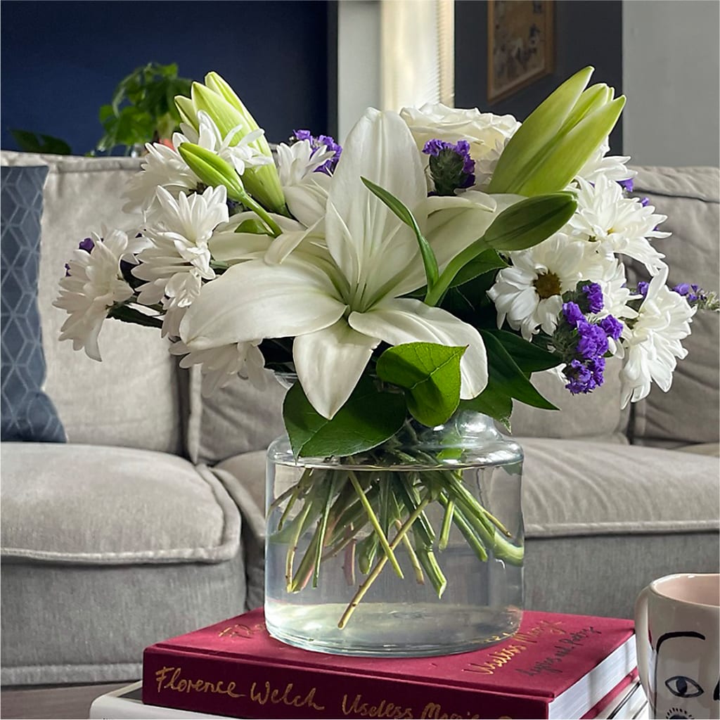Beyond Blue Bouquet –  Downtown Florist And Tea, Doerun GA