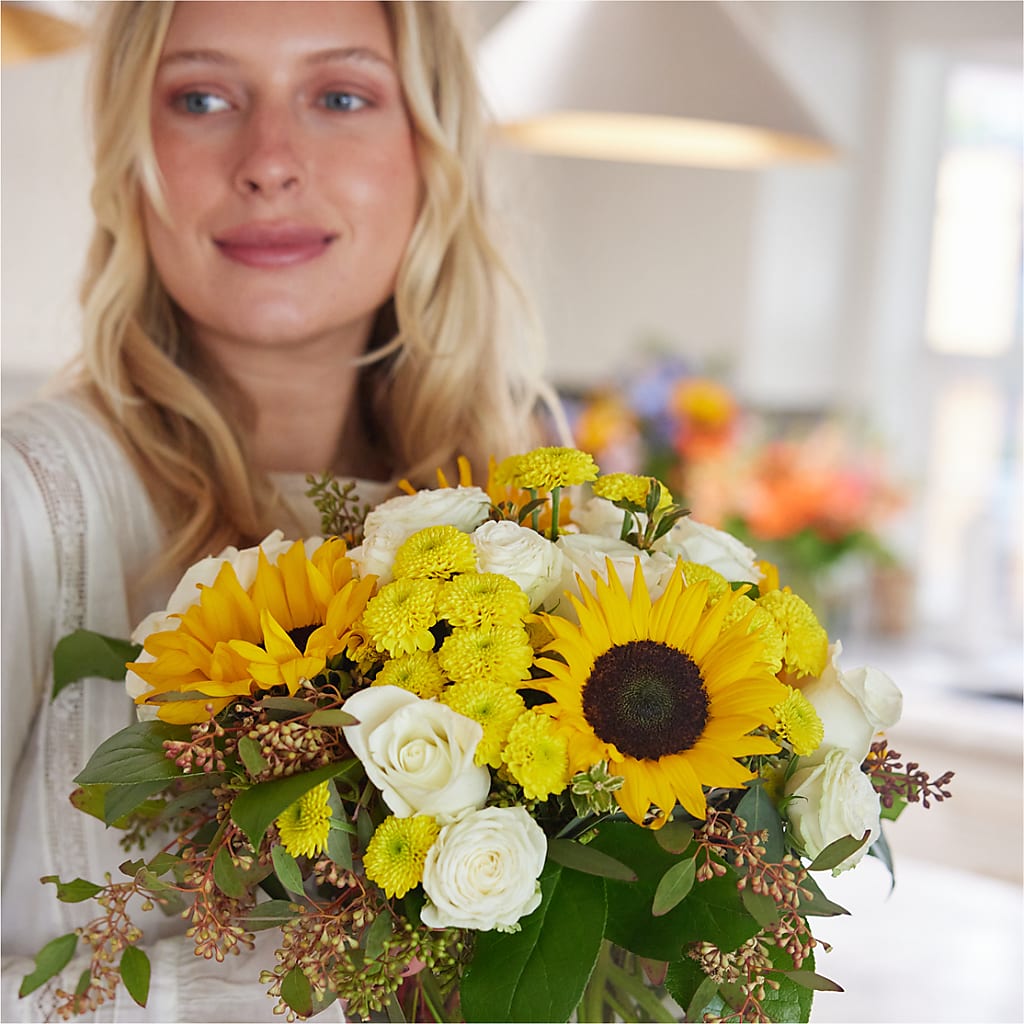 Luminous Morning Bouquet –  Downtown Florist And Tea, Doerun GA