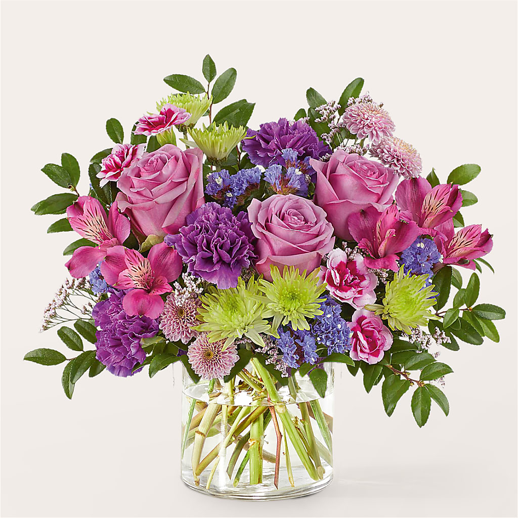 Glass Half Full Bouquet –  Downtown Florist And Tea, Doerun GA