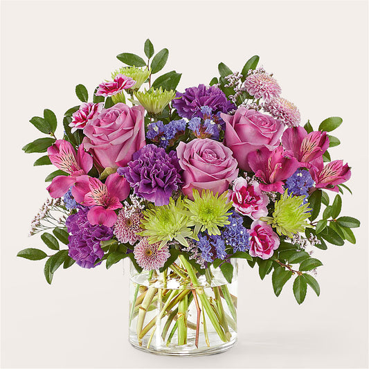 Glass Half Full Bouquet –  Downtown Florist And Tea, Doerun GA
