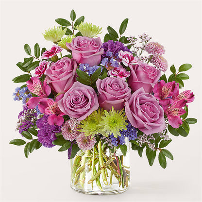 Glass Half Full Bouquet –  Downtown Florist And Tea, Doerun GA