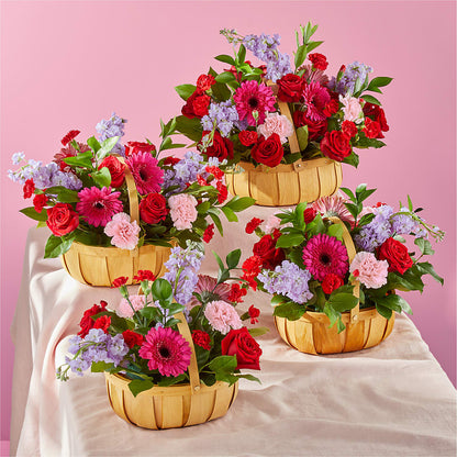 Pink Picnic Basket –  Downtown Florist And Tea, Doerun GA