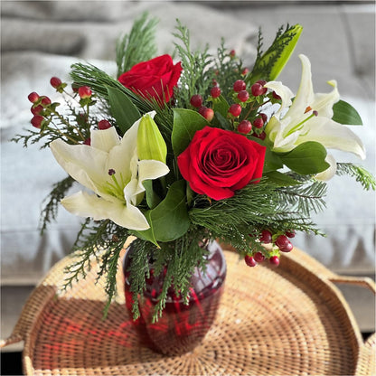 Evergreen Delight Bouquet –  Downtown Florist And Tea, Doerun GA