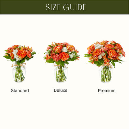 Apricot Glow Bouquet –  Downtown Florist And Tea, Doerun GA
