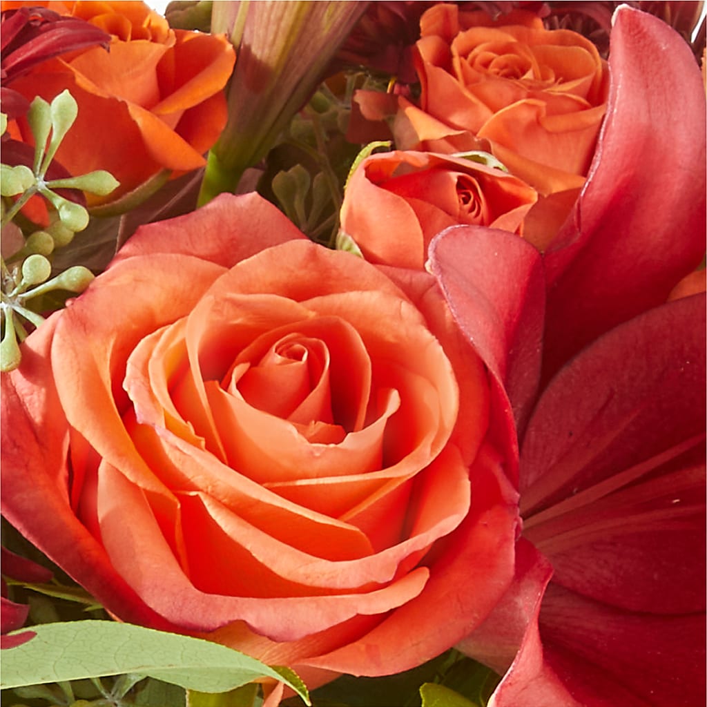 Crimson Leaves Bouquet –  Downtown Florist And Tea, Doerun GA