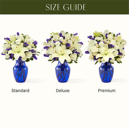 Sapphire Rush Bouquet –  Downtown Florist And Tea, Doerun GA