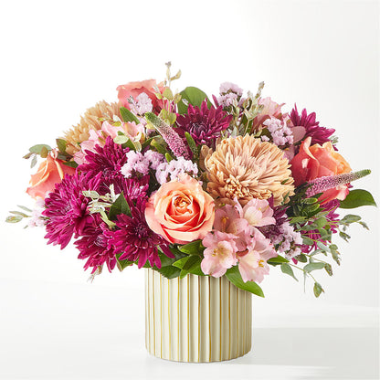 Berry Cobbler Bouquet with Ivory Vase –  Downtown Florist And Tea, Doerun GA